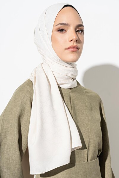 JAWEL Kadın Geometrik Desen Jakarlı Şal