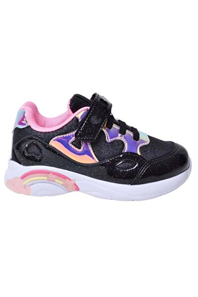 BUCKHEAD 4348 Diana Black Children's Sneakers - Lighted