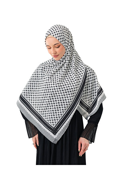 Zaytoon Παλαιστινιακό σάλι Kefiye Puşi Παλαιστινιακό σάλι χωρίς φούντες S100008