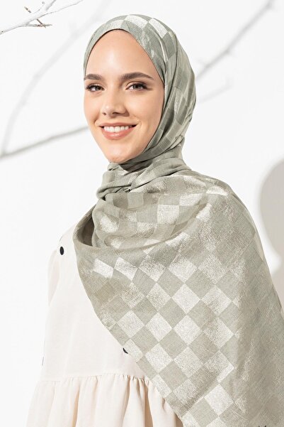 JAWEL Şal Jacquard Hijab Cu Motiv Dame 185x70 Cm