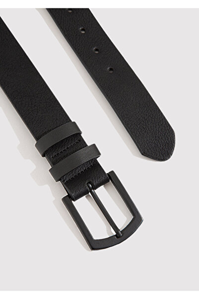 Mavi Schwarzer Kunstledergürtel 0911012-900