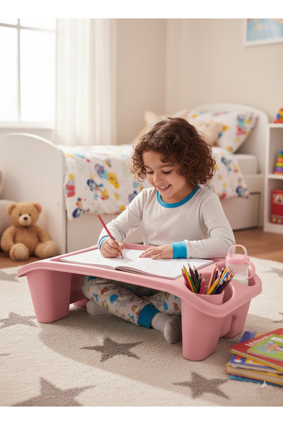 Genel Markalar Hobi Masası Laptop Sehpası (Pembe)