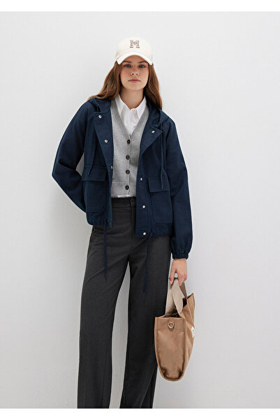 Mavi Темно-синя куртка з капюшоном Regular Fit Regular Cut 11077582906