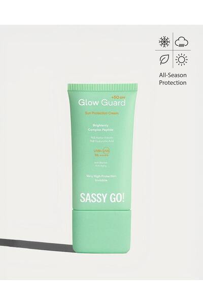 Sassy Go Glow Guard - واقي شمسي وقائي ومضاد للعيوب بمعامل حماية 50 SPF 50 مل