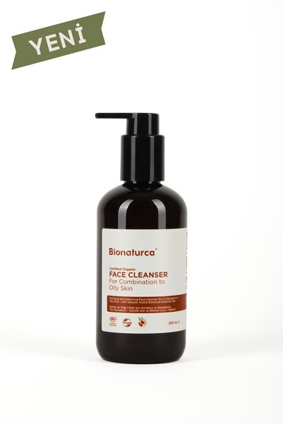 BIONATURCA Organic Certified Purifying Facial Cleansing Gel for Oily Skin 250 ml