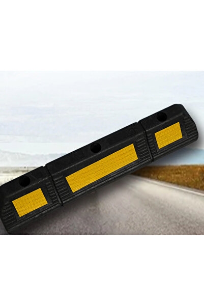 OEM Reflective car wheel stopper for parking space or wheel lock