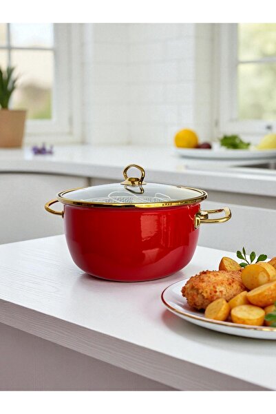 Savaşan Emaye Frying Pan, Enamel Fryer