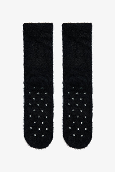 Penti Siyah Happy Cat Kedi Desenli Ev Patiği