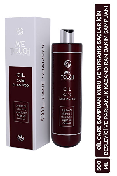 AVE TOUCH Oil Care Kuru Ve Yıpranmış Saçlar Için Bakım Şampuanı 500 ml