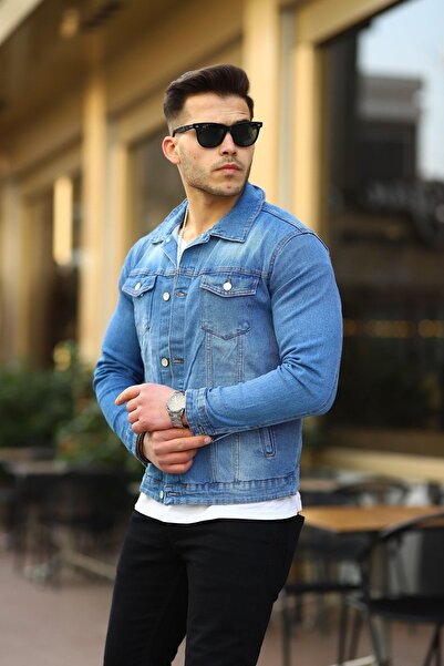 comstar Ανδρικό τζιν τζιν μπουφάν A Quality Slim Fit