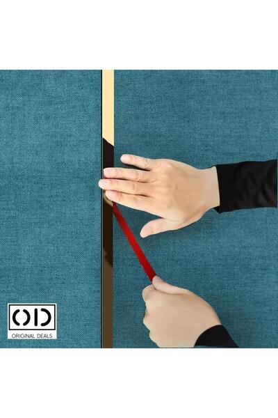 ORIGINAL DEALS Bandă metalică decorativă autoadezivă, oțel inoxidabil nichelat, 500 x 2 cm