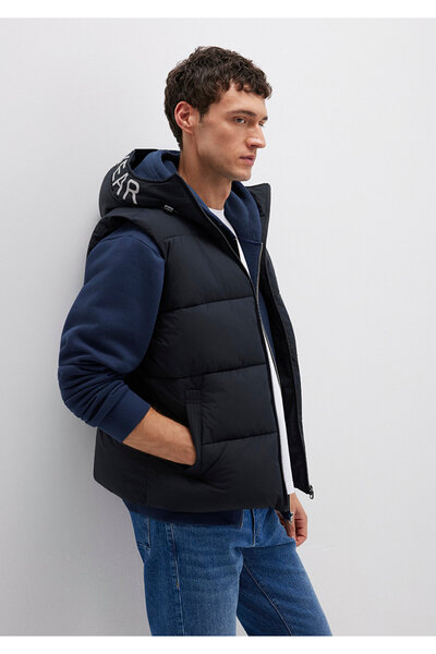 Mavi Ανθρακί φανελάκι με κουκούλα - κανονική εφαρμογή 0110089 -80022