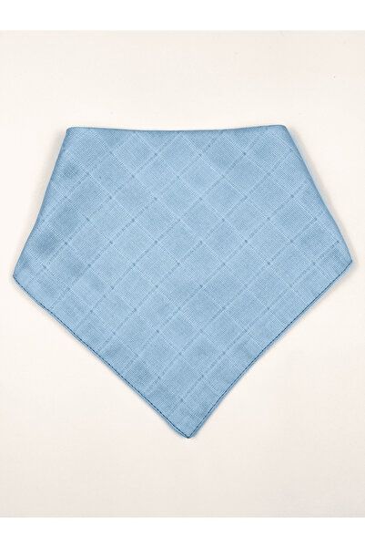 MyVera Ice Blue - Double Layer Muslin Fabric Baby Drool Bib & Scarf with Snap...