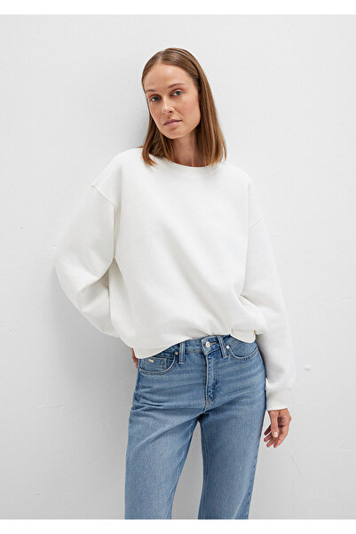 Mavi Φούτερ Crew Neck White Basic 1610198-70057