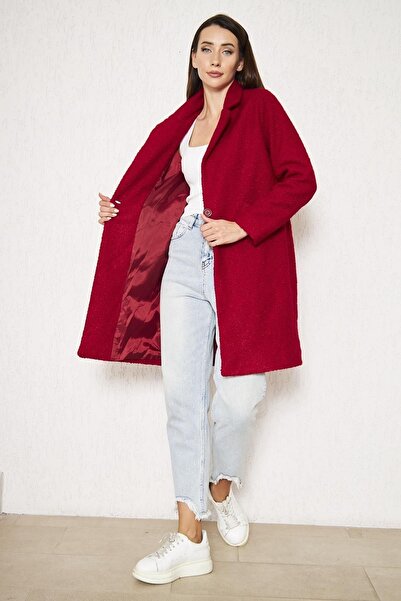 comstar Palton pentru femei din amestec de lână