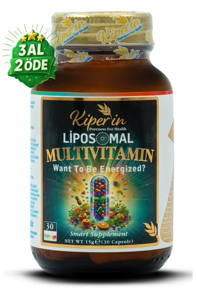 Kiperin Lipozomal Multivitamin 13 Vitamin & 6 Mineral Cilt - Saç - Tırnak & Enerji | Akıllı Gıda Takviyesi