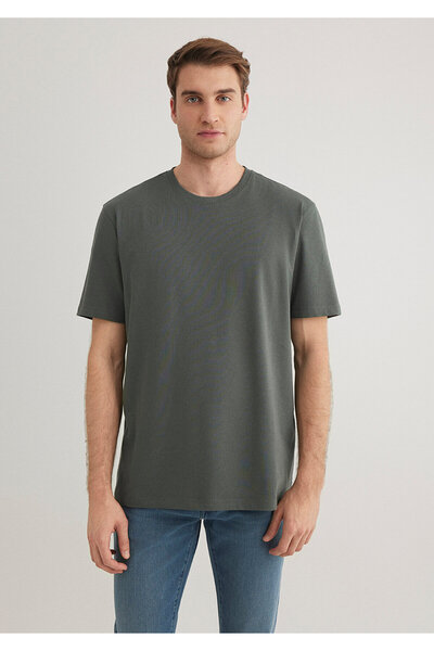 Mavi Μπλουζάκι Petrol Green Basic Regular Fit / Normal Cut 0610252-71598