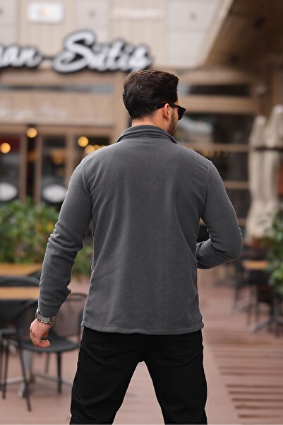 comstar Ανδρικό πουκάμισο Basic μακρυμάνικο στενό βαμβακερό καπνιστό φλις