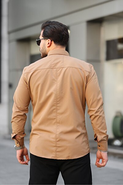 comstar Чоловіча сорочка з подвійними кишенями з парашутного полотна