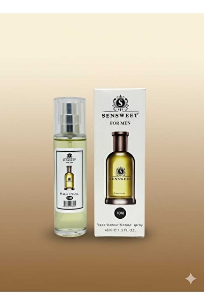 DFA DEKORATİF SENSWEET 10 M ERKEK 45 ML PARFÜM Ebat 13*3 cm - ÇANTA BOY /ELMA...
