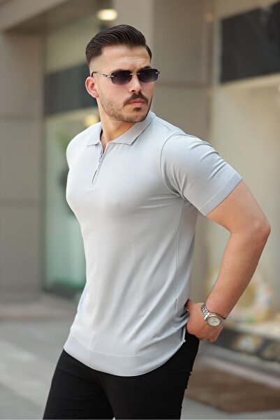 comstar Чоловічий футболка з напівзастібкою Basic вузький комір-поло