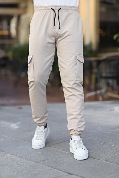 comstar Чоловічі спортивні штани з парашутним матеріалом, кишенями, еластичною талією та еластичними манжетами