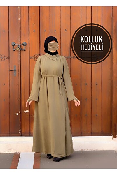 Nissra Ankanoor Envelope Sleeves Knitted Ferace&Dress Anka255103