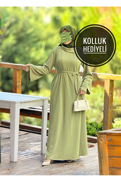 Nissra Ankanoor Envelope Sleeves Knitted Ferace&Dress Anka255103