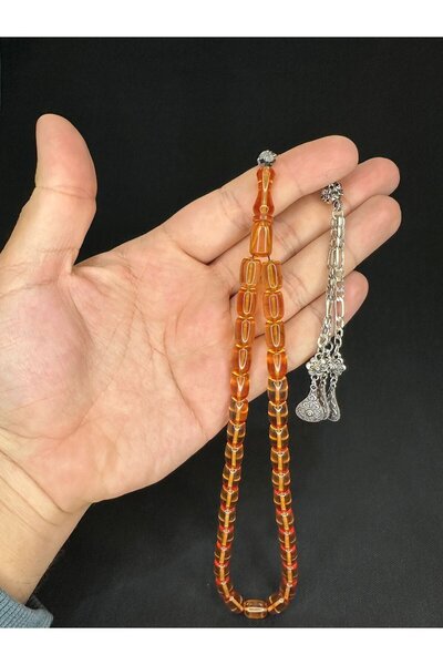 Anemore Collection مقطع كبسولة ملون باللون العسلي مقاس 11.5 × 8.5 مم T-607