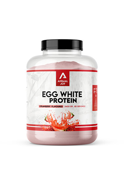 Animal Joy Egg White Protein Tozu Çilek Aromalı 2400 Gr