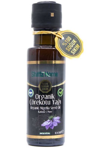 Shiffa Home Organik Çörek Otu Yağı ( Çörekotu ) 100 ml Soğuk Press 100 ml