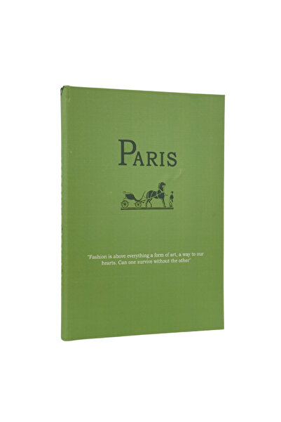Lara Decor Yeşil Paris Kitap Kutu