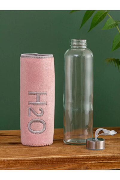 Dörtel Tedarik H2O Glass Flask with Plush Cover 600 ml