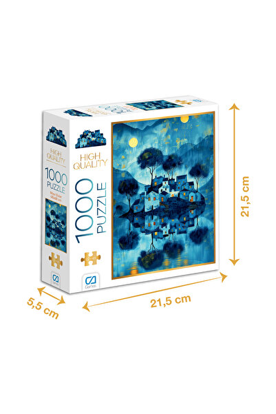 CA Games MAVİ EVLER PUZZLE 1000 PARÇA