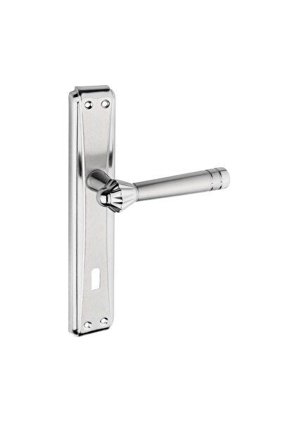 zerafev PREMİUM Yalı Koleksiyonu Lale Aynalı Kapı Kolu (Oda/WC/Yale Tipi Seçenekler Mevcuttur) Nikel -Saten