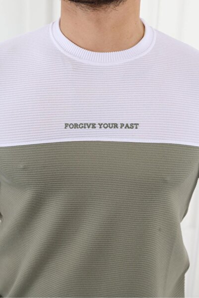 comstar Ανδρικό κοντομάνικο πράσινο μπλουζάκι με διπλό χρώμα