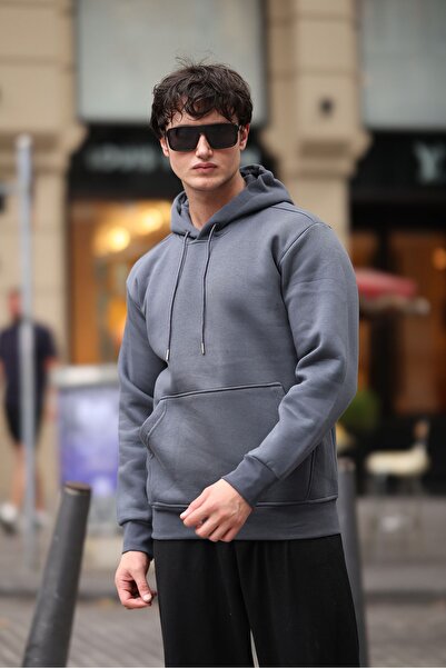 comstar Чоловічий капюшон з кишенями Basic Фума Світшот