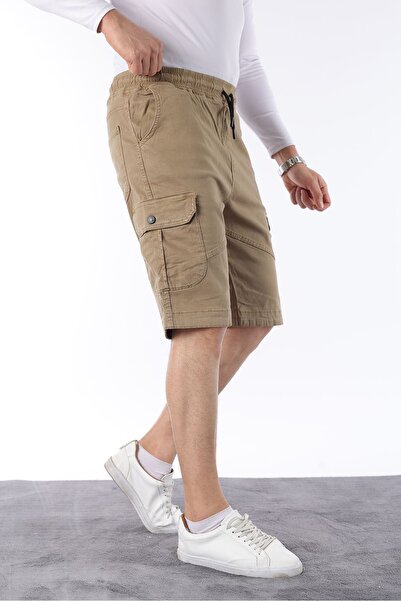 comstar Чоловічі шорти капрі з кишенями, з еластичною тачкою та швом