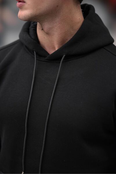 comstar Чоловічий капюшон з кишенями Basic Чорний Світшот