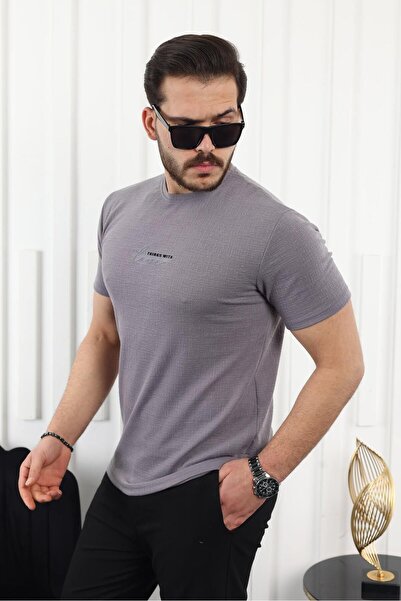 comstar Чоловічий футболка з принтом і коротким рукавом Basic Фума