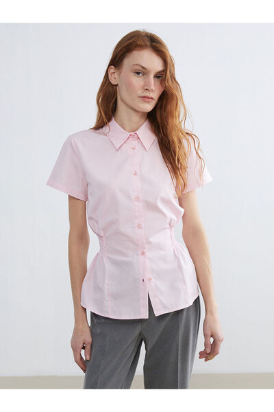 LC Waikiki Γυναικείο πουκάμισο Özmarka Νέας Σεζόν με κορδόνι