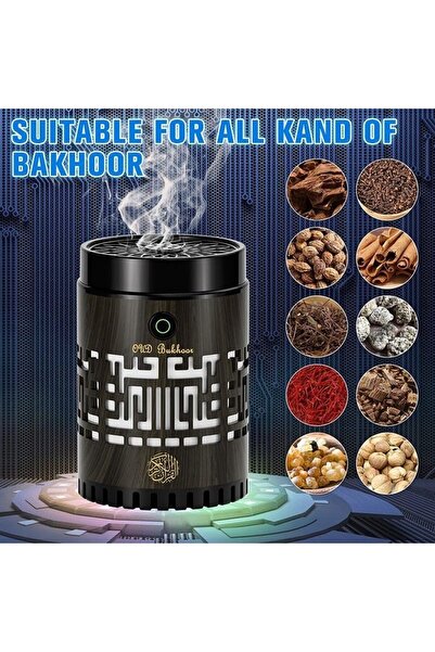 Generic Quran Speaker & Bakhoor Burner, Diffuser with 16 Reciters & 18 Translations,Remote Control,SQ-309