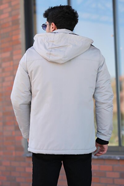 Stilkombin Double Chest Zippered Waterproof Puffer Jacket PLDP 2941-50265