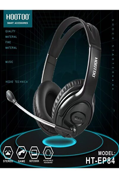 HooToo "سماعة قيمنق سلكية من هوتو, سماعة راس سلكية صوت ستيريو، ميكروفون عالي الحساسية وتصميم قابل للطي.