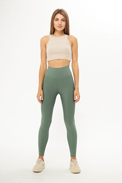 comstar Γυναικείο Αθλητικό Καλσόν Χακί Αθλητικό Καλσόν με ψηλή μέση