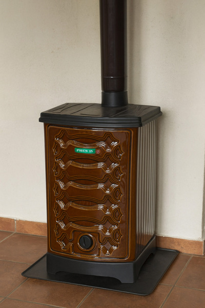 VAV Mühendislik Önden Hava Delikli Kovalı Odun ve kömür yakmaya uygun koruma saçlı soba