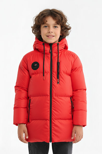 QAWWA Boy's Hooded Sports Jacket - Windproof and Water Resistant