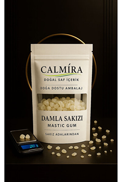 CALMİRA Damla Sakızı 1. Kalite Doğal - Sakız Adalarından 20 gr - iri boy