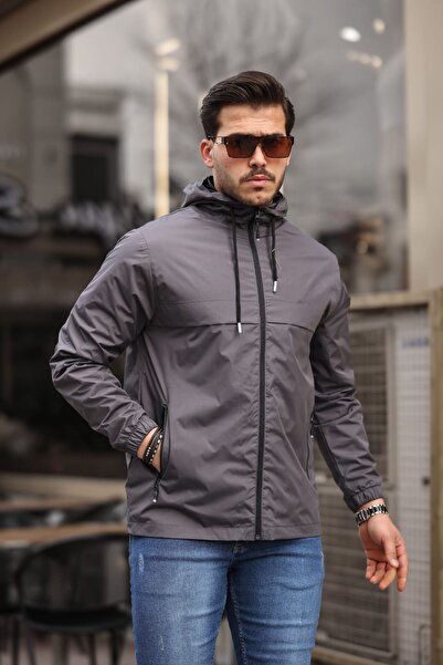 comstar Чоловічий водонепроникний плащ з підкладкою, капюшоном і кишенями