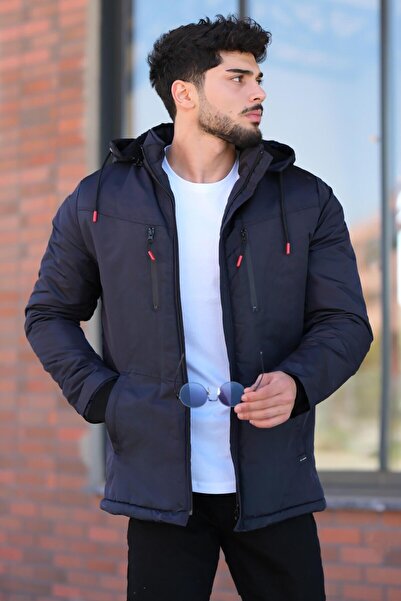 Stilkombin Double Chest Zippered Waterproof Puffer Jacket PLDP 2941-50265